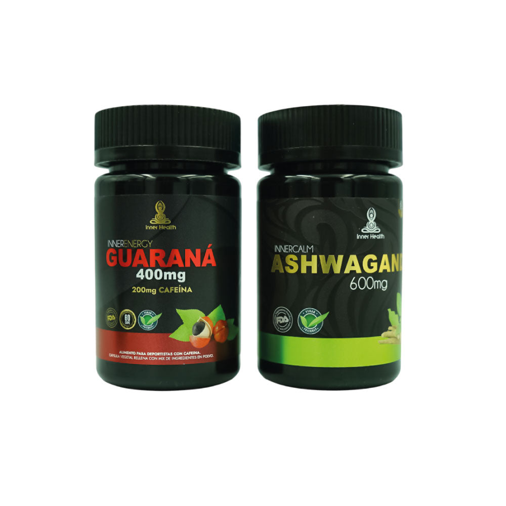 PACK DIA&NOCHE (1 guaraná - 1 ashwagandha)
