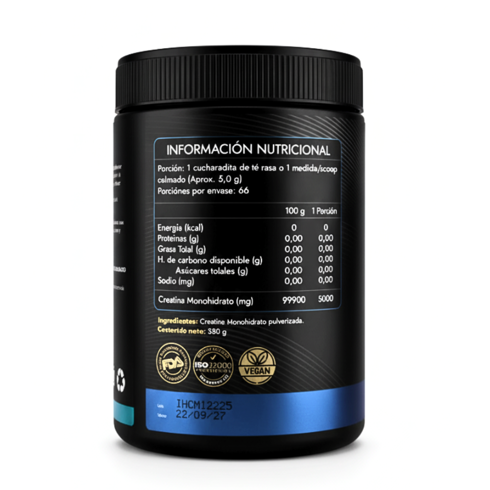 CREATINA MONOHIDRATO ULTRA MICRONIZADA – INNER HEALTH (330 g)