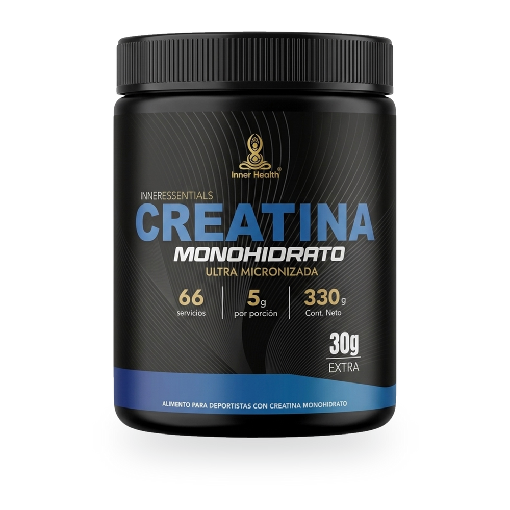 Envase de Creatina Monohidrato Ultra Micronizada de 330 g de Inner Health