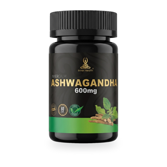 Frasco de Ashwagandha 600 mg de Inner Health