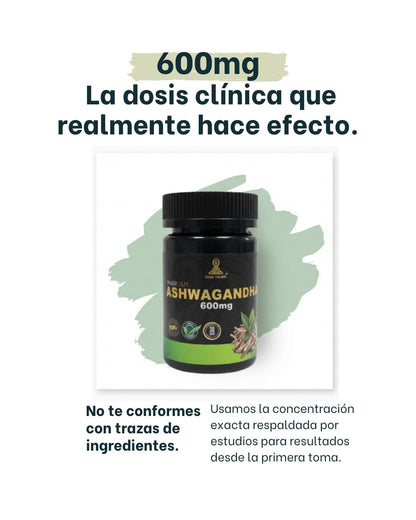Ashwagandha 600Mg - 60 Caps.