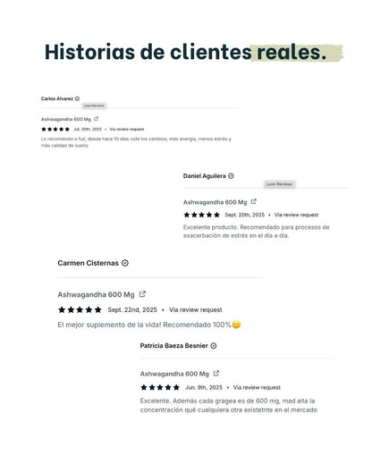 Ashwagandha 600Mg - 60 Caps.