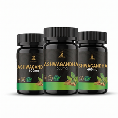 [PRECIO CYBER] Pack 3 MESES Ashwagandha 600Mg 30 Caps - Ahorra Un 30% Y Paga Hasta En 3 Cuotas Sin Interés