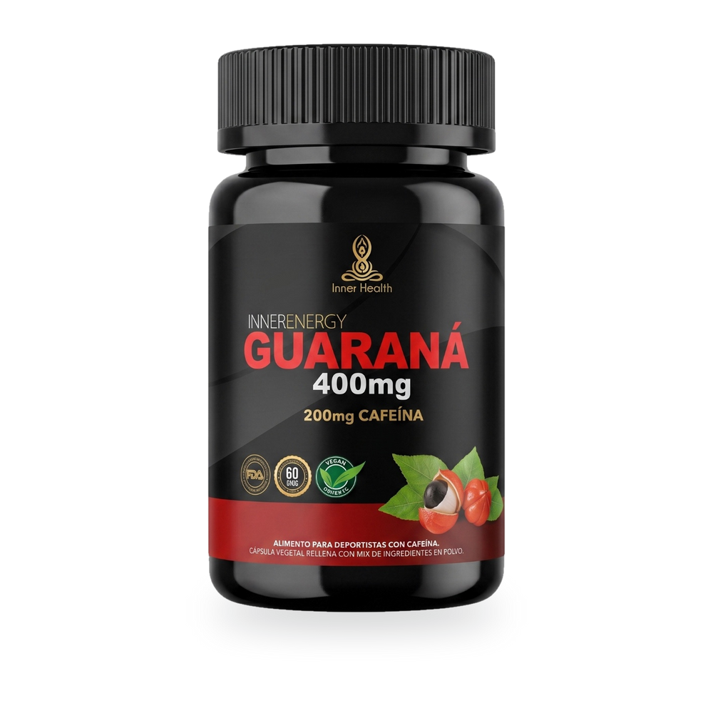 Frasco de Guaraná 400 mg de Inner Health