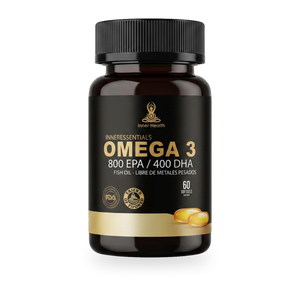Frasco de Omega 3 con 800 EPA y 400 DHA de Inner Health