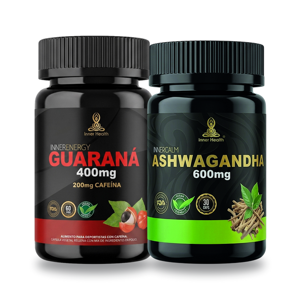 Pack Día y Noche de Inner Health: Guaraná y Ashwagandha